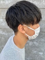 ニアウ 伊勢崎連取店(Niau)&nbsp;ニュアンスパーマメンズマッシュメンズヘアツーロック刈り上げ