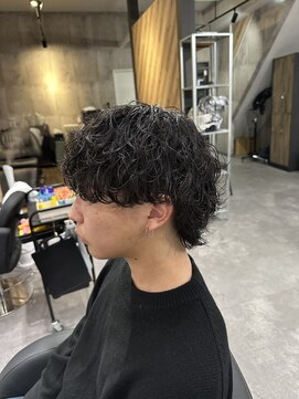 ビカムメンズヘアー 栄店(become men's hair) 【シャドウパーマ】名古屋/栄/メンズパーマ/メンズ韓国ヘア