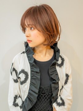 ベンジー 青森店(benji) ボブから少し雰囲気を変えてレイヤー入れた 2