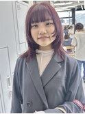  魅力倍増カールシアーカラーショートヘアダークアッシュ