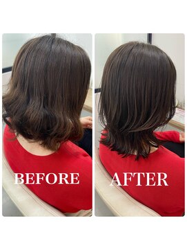 ヘアーアートシフォン 池袋西口店(Hair art chiffon) アンブレラカラー/クールショート/前髪/髪質改善/池袋/白髪染め