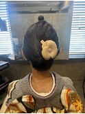 和装シニヨン
