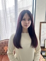 レガーレ(Legare)&nbsp;【広島韓国ヘア】前髪お顔周りカット×カシスピンクカラー