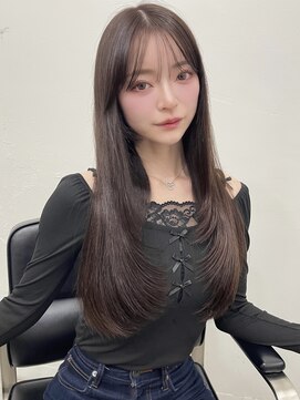 パルス ヨコハマ(PULSE yokohama) ミディアムレイヤーカット内巻き顔まわりレイヤーカット