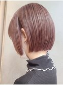 表参道大人ショートボブ顔周りレイヤーカットくびれショート40代