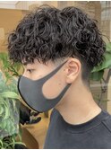 中央駅波巻きスパイラルパーマ緩めツイストスパイラルパーマ