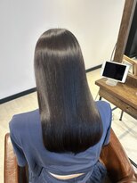 ナチュラルブラック×髪質改善トリートメント
