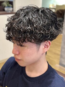 デプト(DEPT.) 波巻きプードルパーマメンズカットスパイラルパーマルーズパーマ