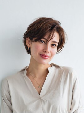 e.m.a プレミアムビューティーサロン 栄駅店(e.m.a PREMIUM BEAUTY SALON) ショートボブ/イメチェン/外ハネボブ/美髪/ワイドバング/髪型