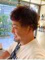 メンズヘア by 高円寺四百倍美容室&nbsp;30～50代に人気の強めくるくる☆スタイリング簡単