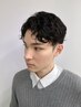 《Men's限定》カット+スパイラルパーマ+生炭酸シャンプー