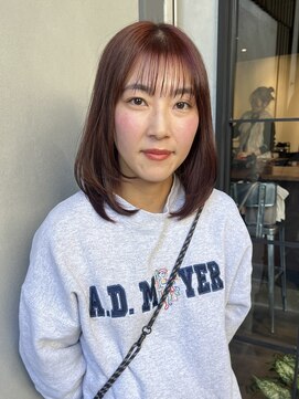 オリ(oli) レイヤーカット×レッド