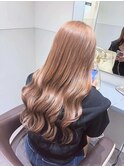 【名古屋、栄】レイヤーカット/ミルクティーベージュ