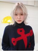 ケアブリーチ ホワイトベージュ ミルクティー ブロンド リタッチ
