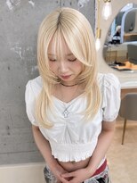 ルル 大宮駅東口(LULU)&nbsp;【ブリーチ　ブロンド×レイヤーカット】