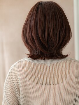 カバーヘアアンドスパ ブリス 浦和(COVER HAIR&SPA bliss) イヤリングカラークラゲヘアウルフカットくびれミディ20代30代X