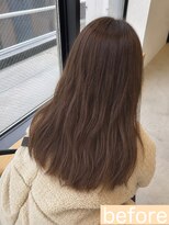 ラヴィズム 松崎店(LUVISM) 髪質改善前|広がり・うねりが気になる状態