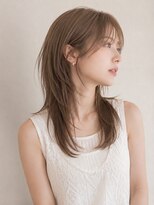 ペチカバイエント(petica by emt)&nbsp;韓国風ハッシュレイヤー/ベージュ/顔周りシャギーレイヤー