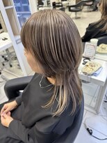アッシュ 吉祥寺店(Ash)&nbsp;脱白髪染めファイバープレックスハイライト＋イルミナカラー