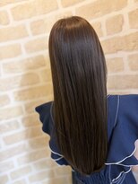 エルフゥ(Elle fou)&nbsp;赤味キャンセル　グレージュカラー　艶髪