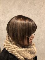 ヘアサロンM 新宿&nbsp;インナーホワイト×モカアッシュ