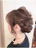 結婚式お呼ばれに♪大人可愛いヘアセット