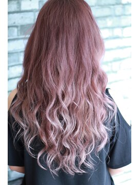 ヘアーロギア 栄店(hair LOGiA) ★hair LOGiA★　〇ヌーディピンクのグラデーションColor