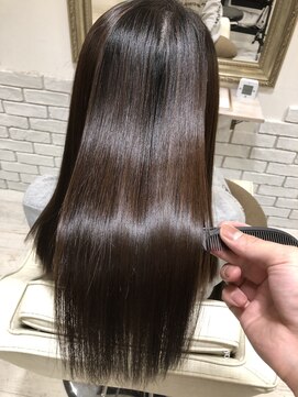 リステート(R-est-aer-T) チョコブラウン&髪質改善トリートメント