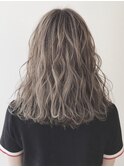 【iIIL hair lounge】ナチュラルアッシュベージュ外国人風　高崎