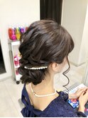 ShellBearヘアアレンジ☆ヘアセットボブ×お呼ばれarrange