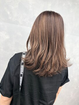 へアメイクワンプラス 四日市(HAIR MAKE ONEplus) インスタ人気◎愛されモテ髪ブリーチラベンダーグレー