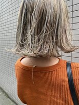 ウル(Ulu)&nbsp;切りっぱなし×ミルクティーベージュ