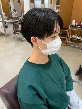 ゼスト 八王子店(ZEST) 黒髪ミニマムショート