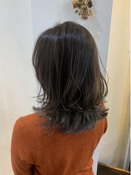 ウィスプ 赤羽店(wisp) バレイヤージュ☆ダークグレー☆