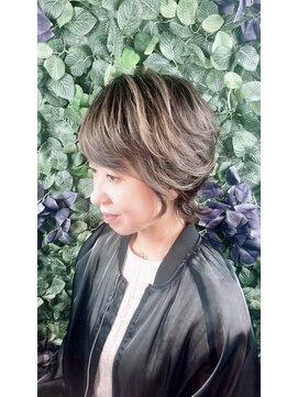 ビューティドレッセヤマノ 池袋パルコ(Beauty Dresse YAMANO) 【白髪ぼかし】こなれ感♪ショートウルフ