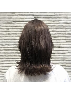 ビス リアン 川口店(Vis lien) ラベンダーベージュ／切りっぱなし／ロブ／波巻き／ケアブリーチ