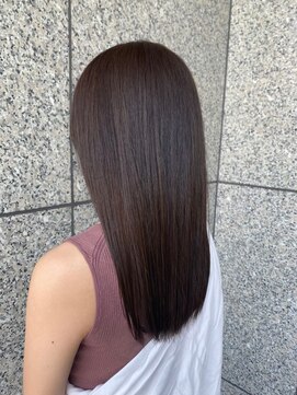 イオエ(ioe) イメチェン/外ハネボブ/ワイドバング/ブルーブラック/美髪