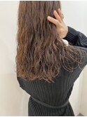 natural perm ロングパーマ ニュアンスパーマ　似合わせカット