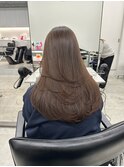 レイヤーカットハイライトショートヘアイルミナカラーオージュア