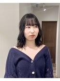 切りっぱなしミディアム