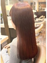 エノモト(ENOMOTO)&nbsp;ロングシンプルストレートスカーレットサラツヤ髪ナチュラル