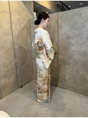 訪問着お着付け♪ヘアセット