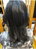 レディースウルフカット
