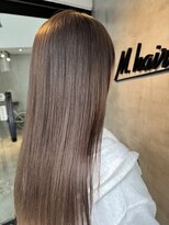 エムドットヘアーサロン(M. hair salon)&nbsp;【栗本浩司】ミルクティーベージュ×ロング
