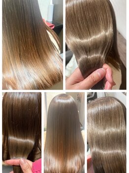 エメ ヘアー(aimer hair)の写真/【晃望台/TSUTAYA隣】煌水でツヤUP！ダメージに合わせて選べるトリートメントで手触りUP！