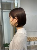 髪質改善/縮毛矯正/酸性ストレート/ミニボブ/ショコラブラウン