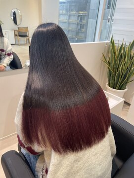 イエナ 難波(IENA) 裾カラー【髪質改善トリートメント】