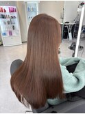 ブリーチ無しでできるマロンブラウン♪10代20代30代