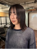 ノラジャーニー(NORA Journey)&nbsp;【上田】顔周りレイヤーカット地毛風ストレートパーマボブ