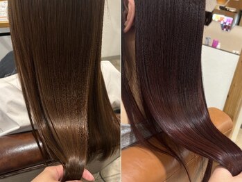 コク 千葉駅西口(COQU)の写真/<髪にドラマを/つるりんちょ*>ダメージレスな”髪質改善ストレート”を貴女に*自然でまとまる美髪*[千葉駅]